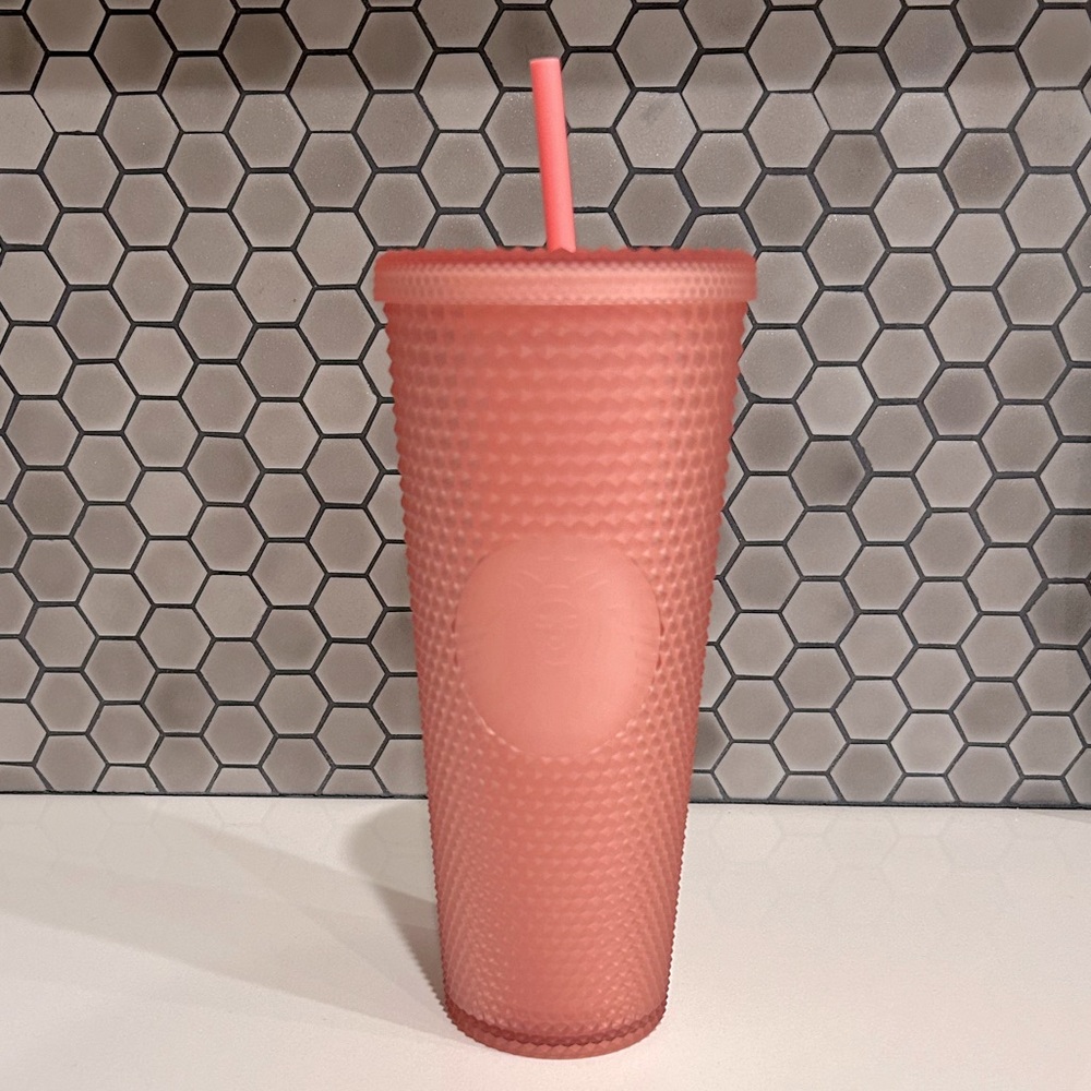 Starbucks Soft Touch Pink Lemonade Studded 24oz. Tumbler